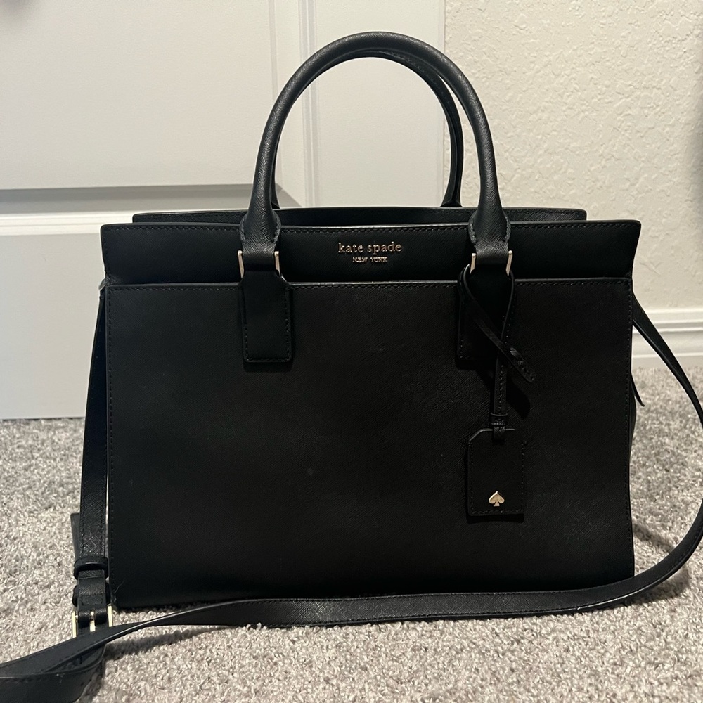 Kate Spade ♠️ structured black purse